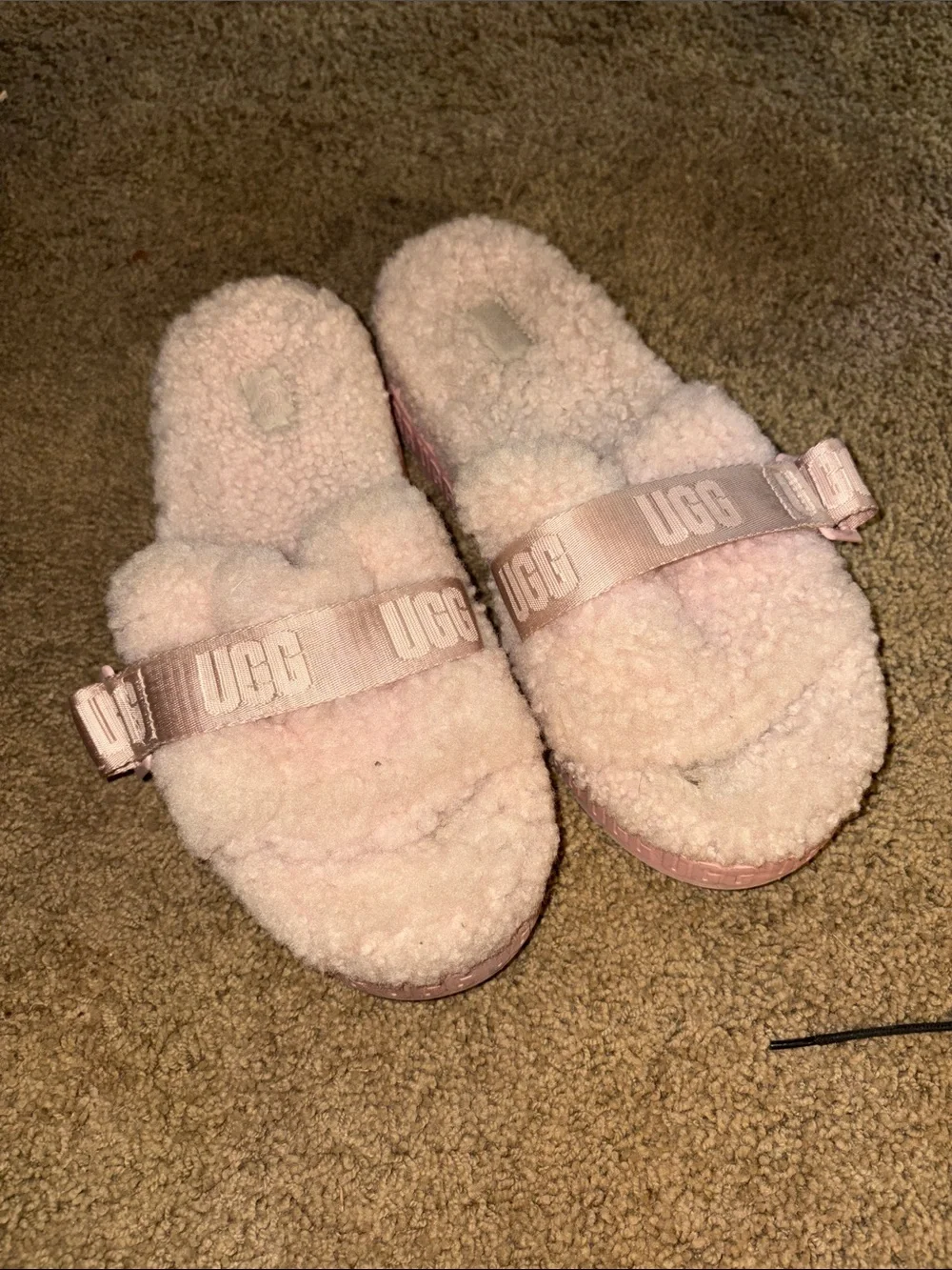 UGG Kids Blush Plush Slide Sandals
